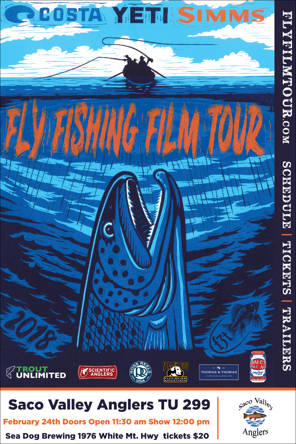 F3T The Fly Fishing Film Tour Rolls into the Valley! Saco Valley